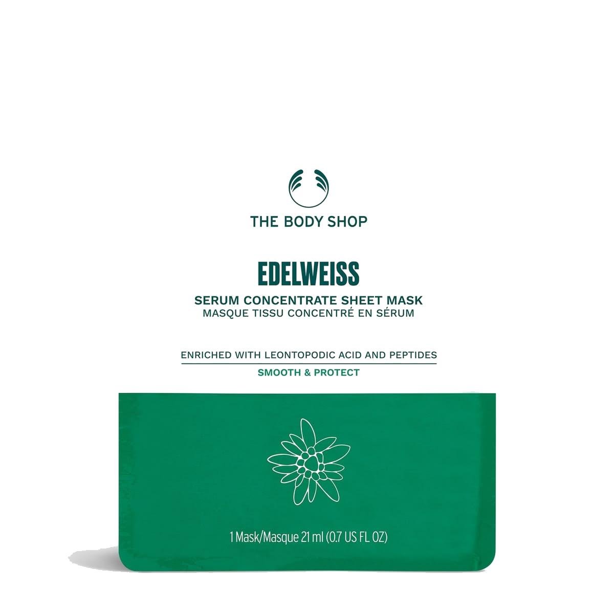 The Body Shop Edelweiss Serum Concentrate Sheet Mask
