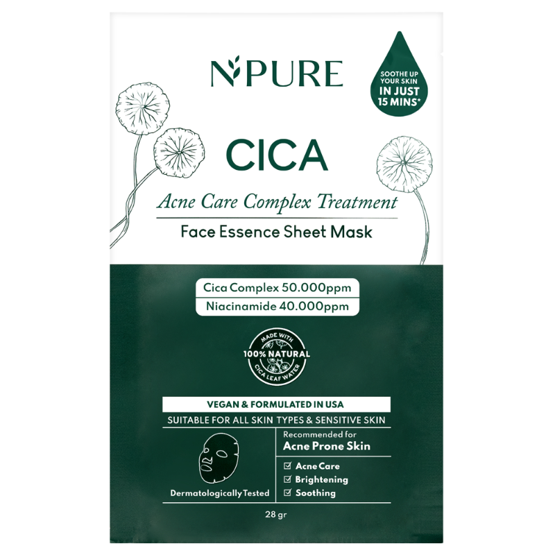 NPURE Cica Face Sheet Mask