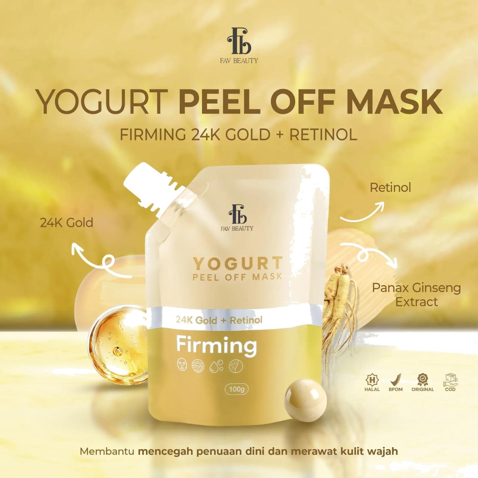FAV Beauty Yogurt Peel Off Mask Firming