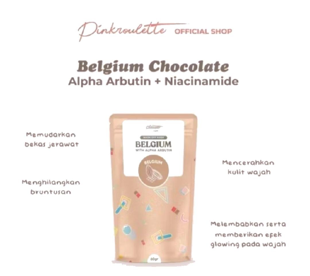 PinkRoulette Wash Off Mask Belgium Chocolate