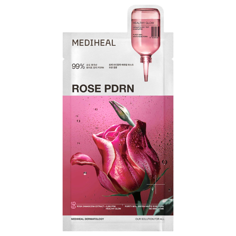 Mediheal Rose Pdrn Essential Mask Healthy Glow